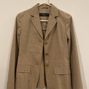 Weekend by Max Mara Plaid Cropped Blazer